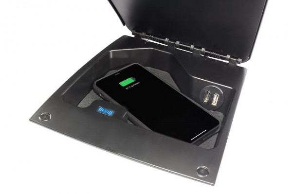 Induction charging cradle for dashboards 2